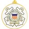 EEC, Inc. US Coast Guard Logo Keychain Patriotic Key Ring Military Gift Men Wome